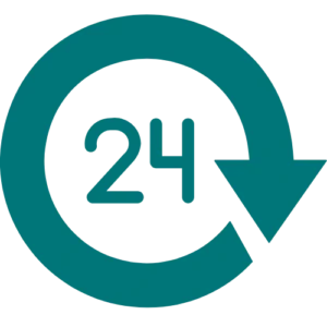 24 hours icon